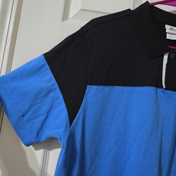 Lacoste Men's Original Fit Colorblock Pique Polo Shirt, Short Sleeves, Size XL. - Picture 3 of 8